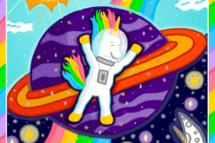 Unicorns in Space